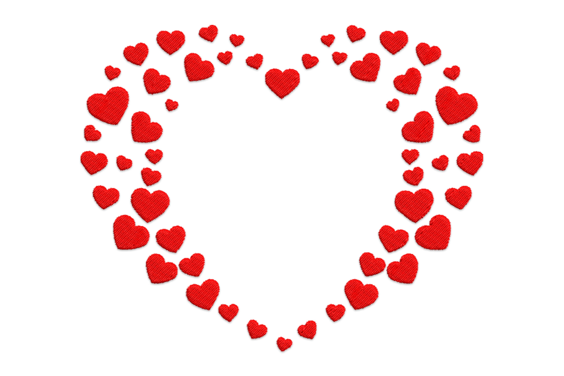 Free Heart Frame Embroidery Design