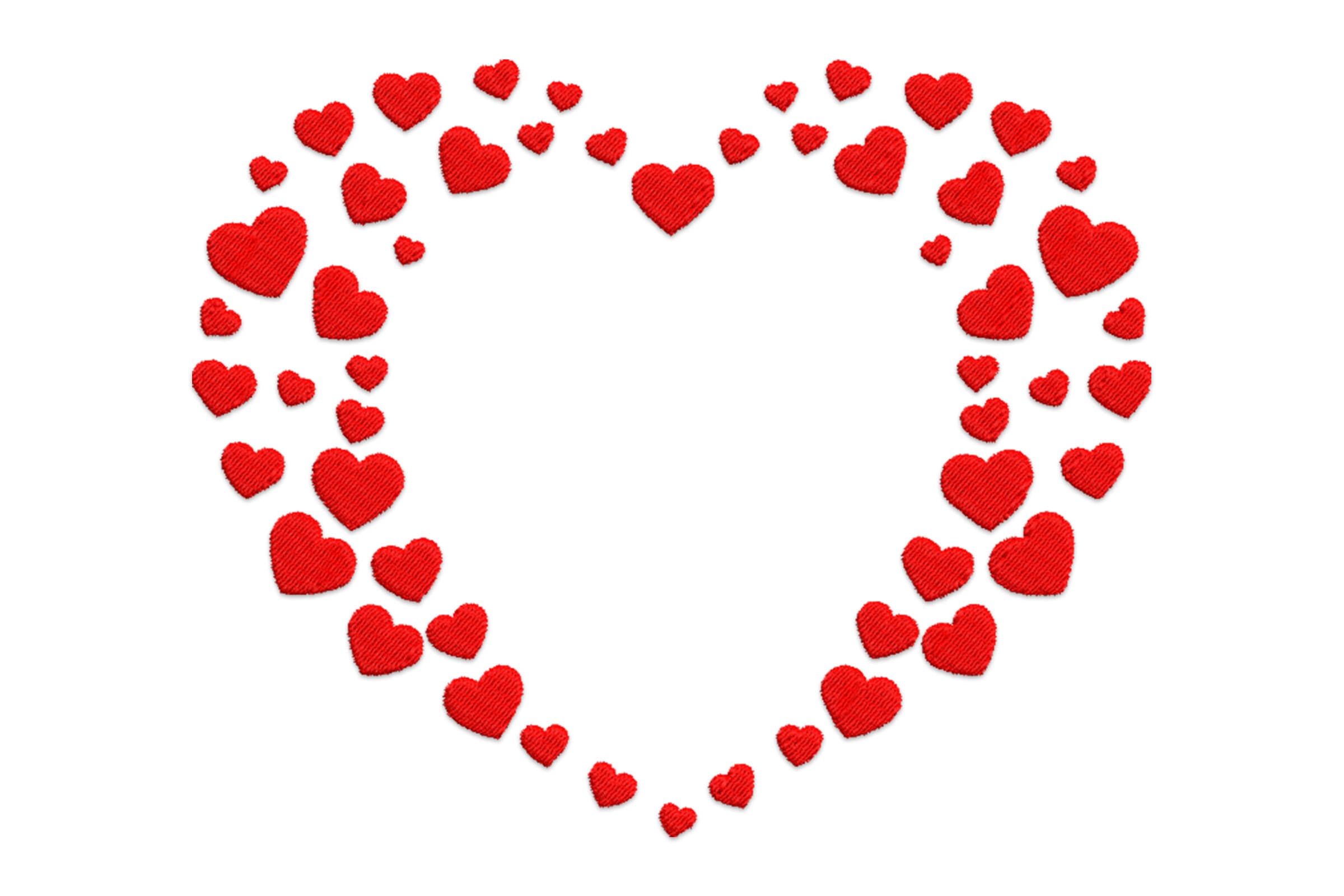 Free Heart Frame Embroidery Design