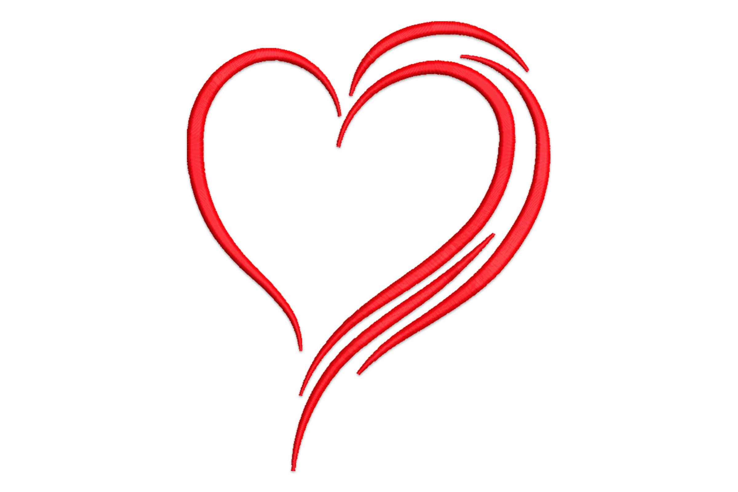 Free Heart Machine Embroidery Design
