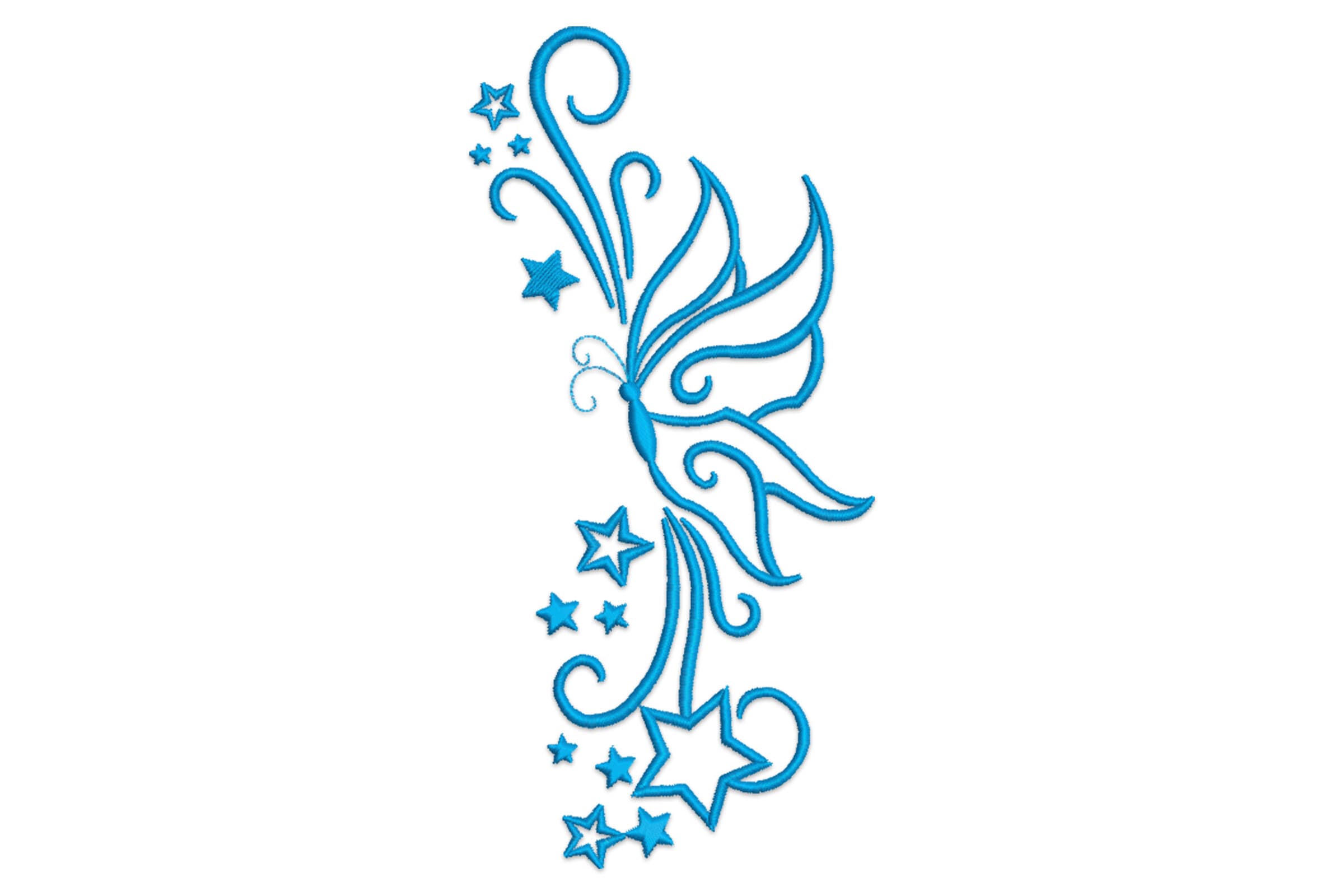 Free Butterfly Machine Embroidery Design
