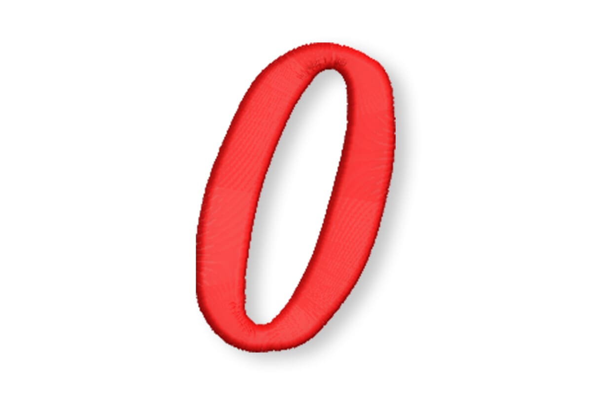 Script Number 0 Patch – Machine Embroidery Design