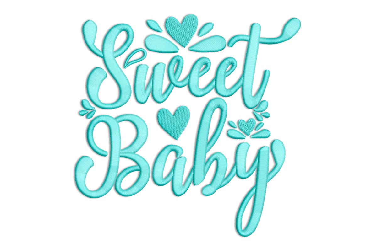 Sweet Baby Patch – Machine Embroidery Design