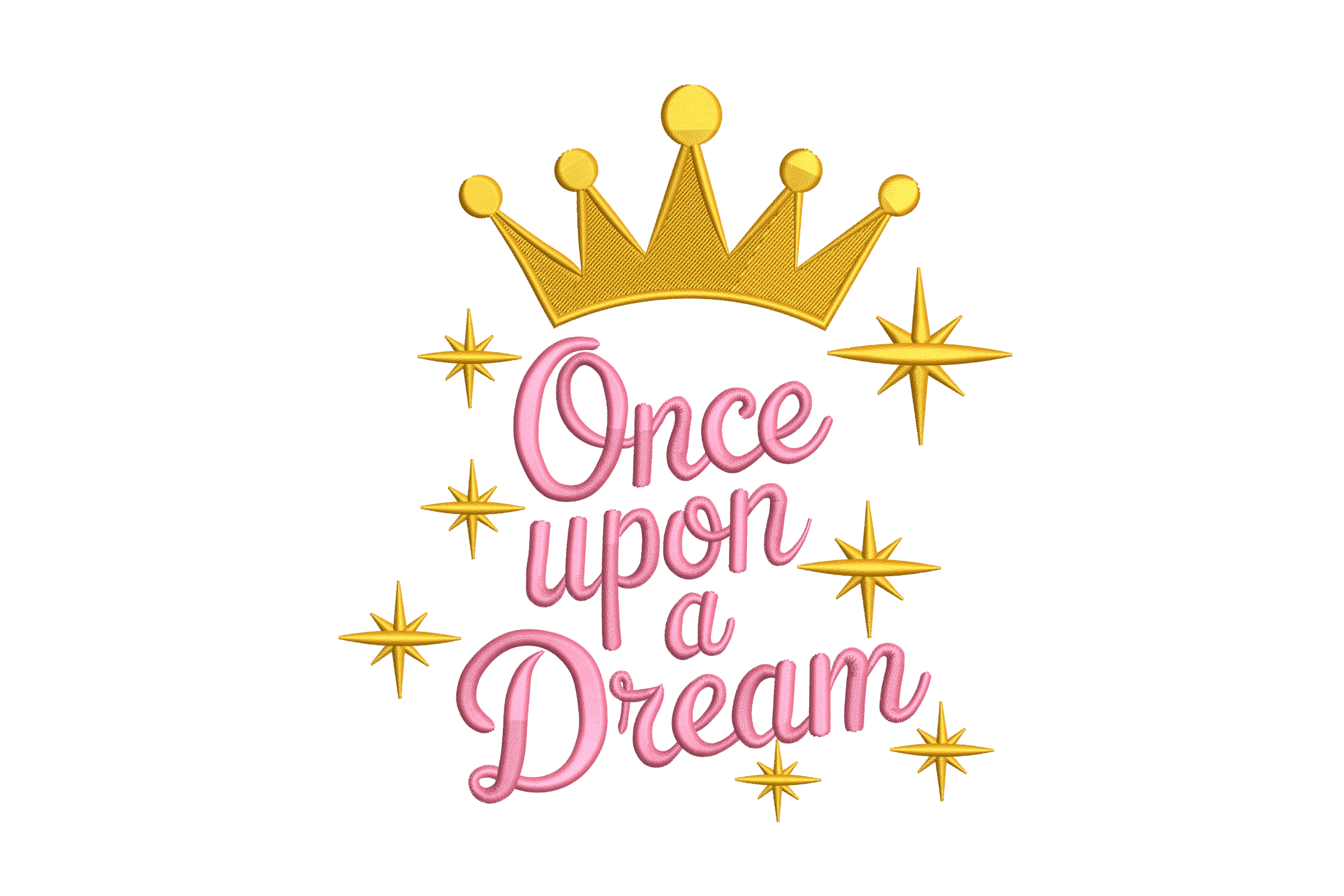 Once Upon a Dream Crown – Machine Embroidery Design
