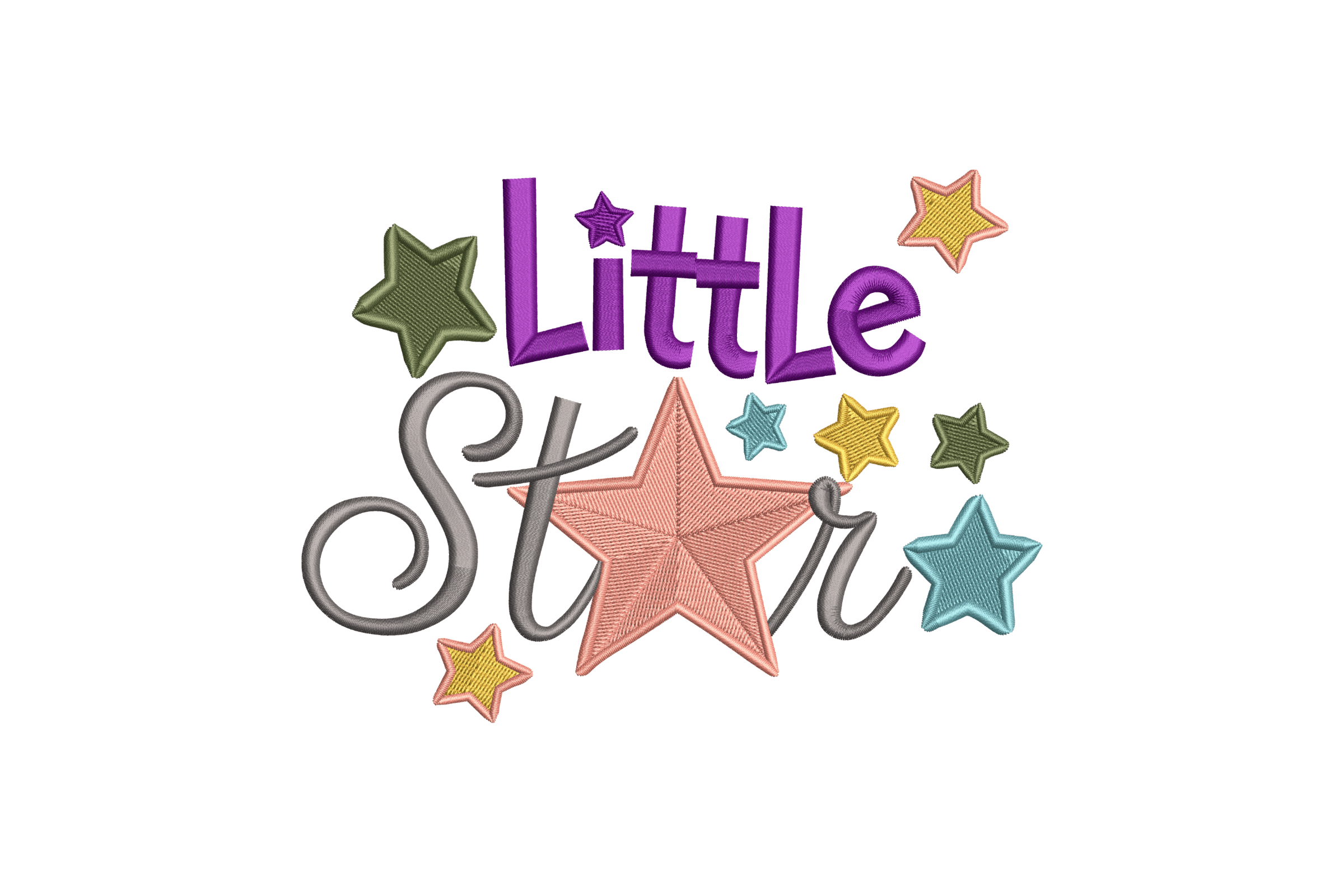 Little Star – Cute Kids Machine Embroidery Design