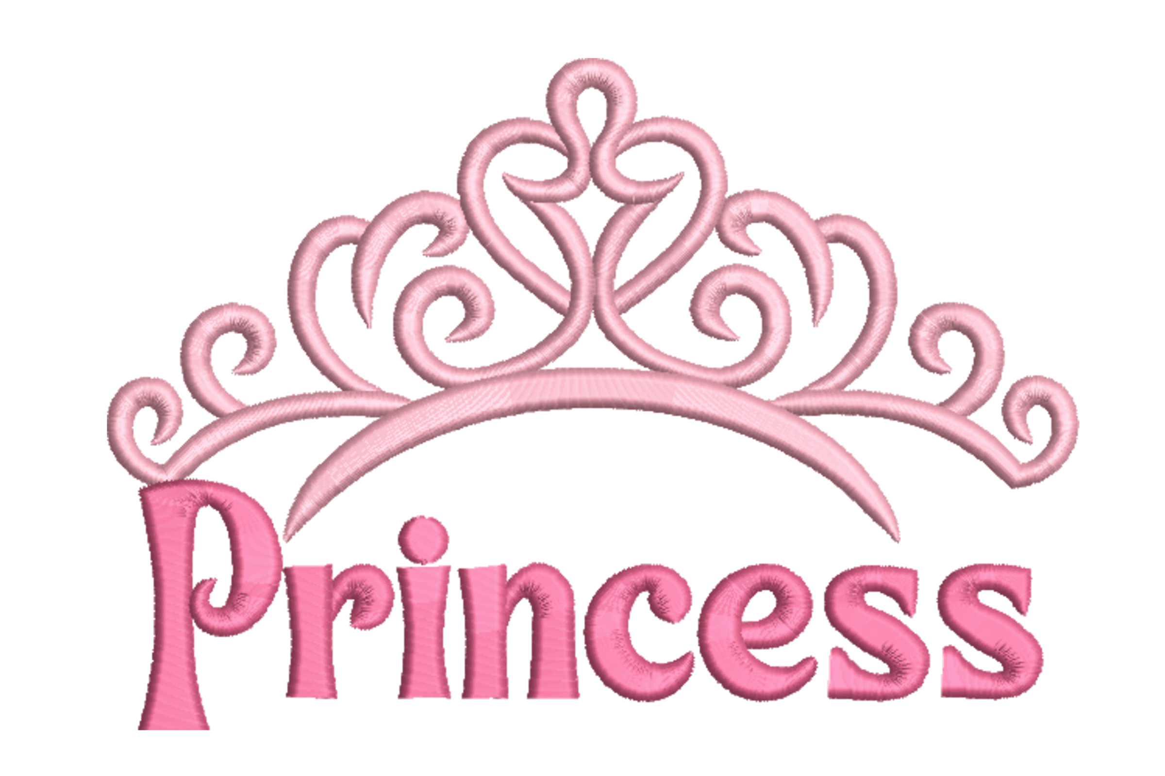Princess Tiara – Cute Kids Embroidery Design