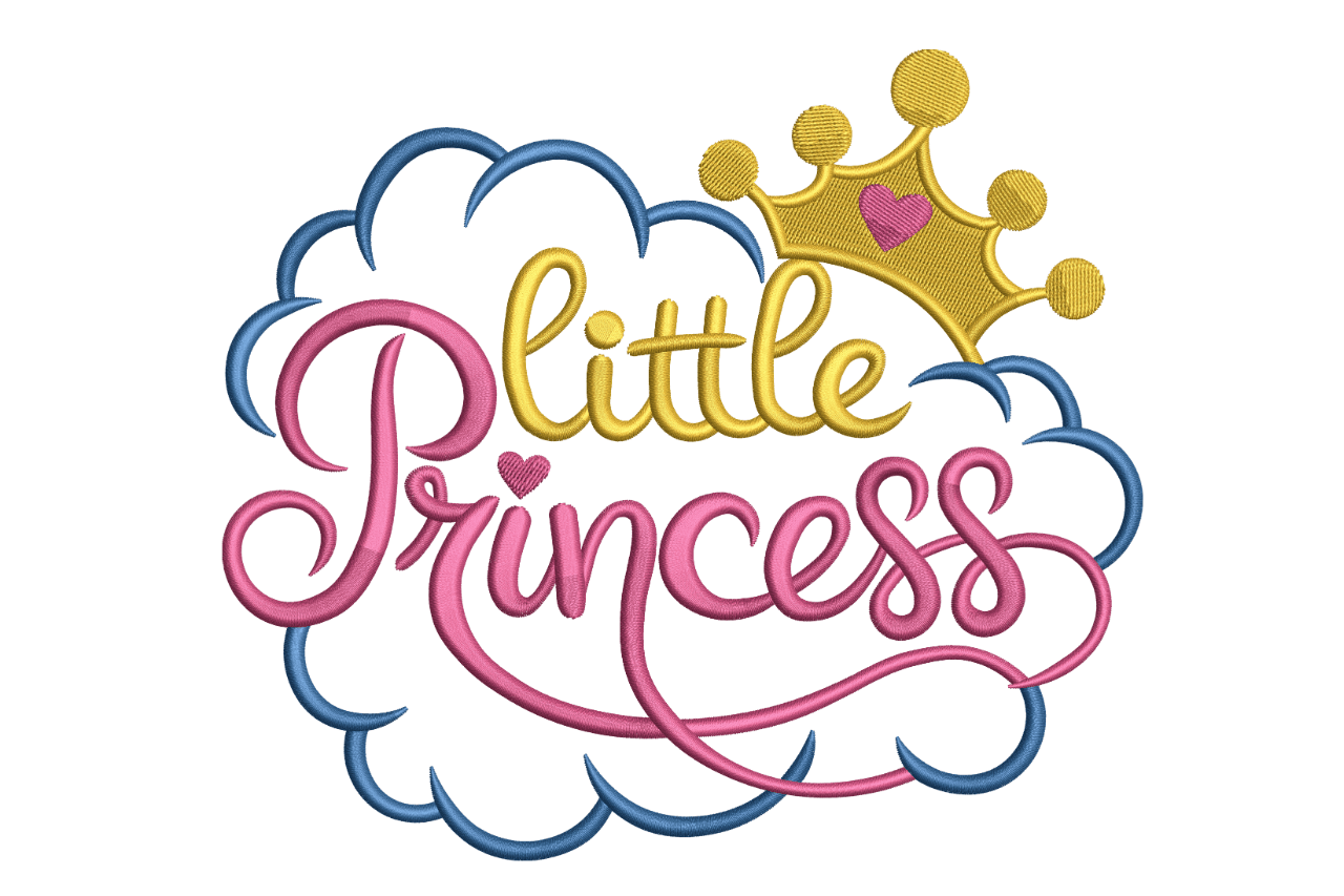 Little Princess – Cute Kids Machine Embroidery Design