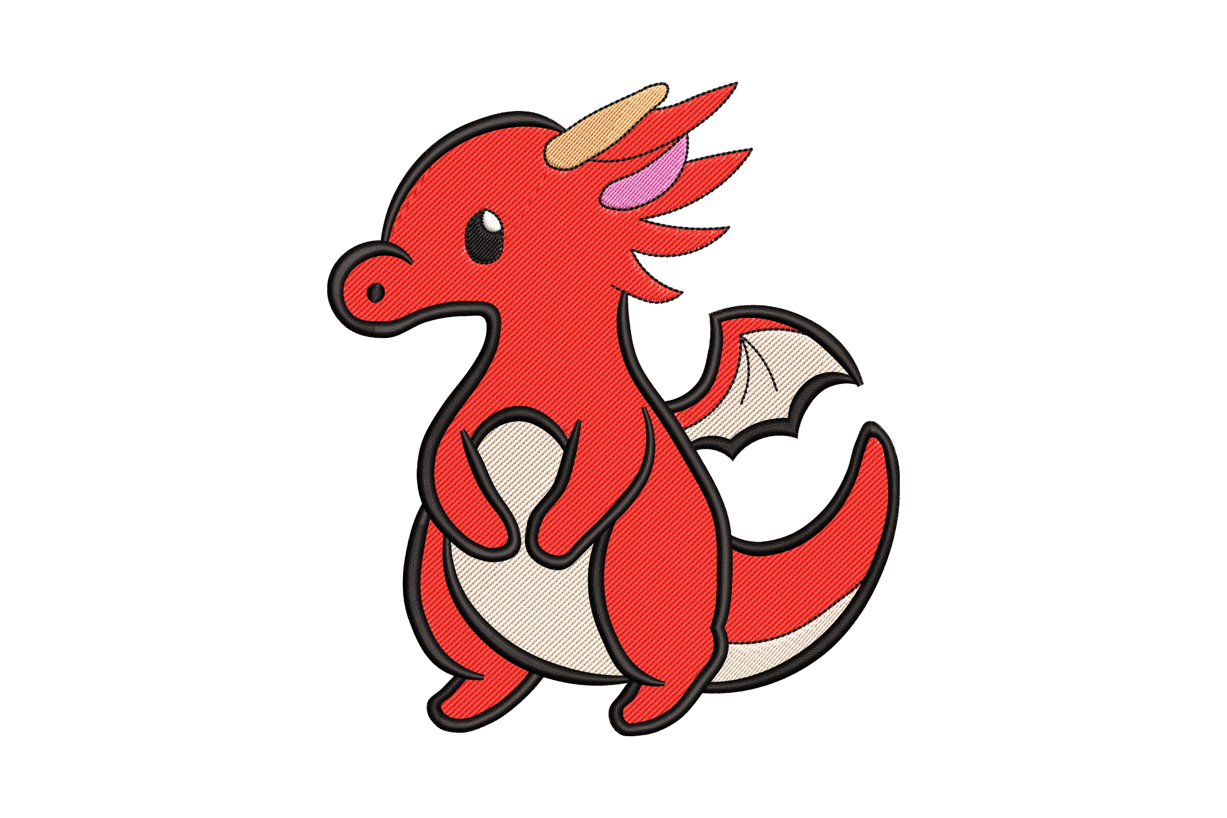 Cute Baby Dragon – Kids Fantasy Embroidery Design