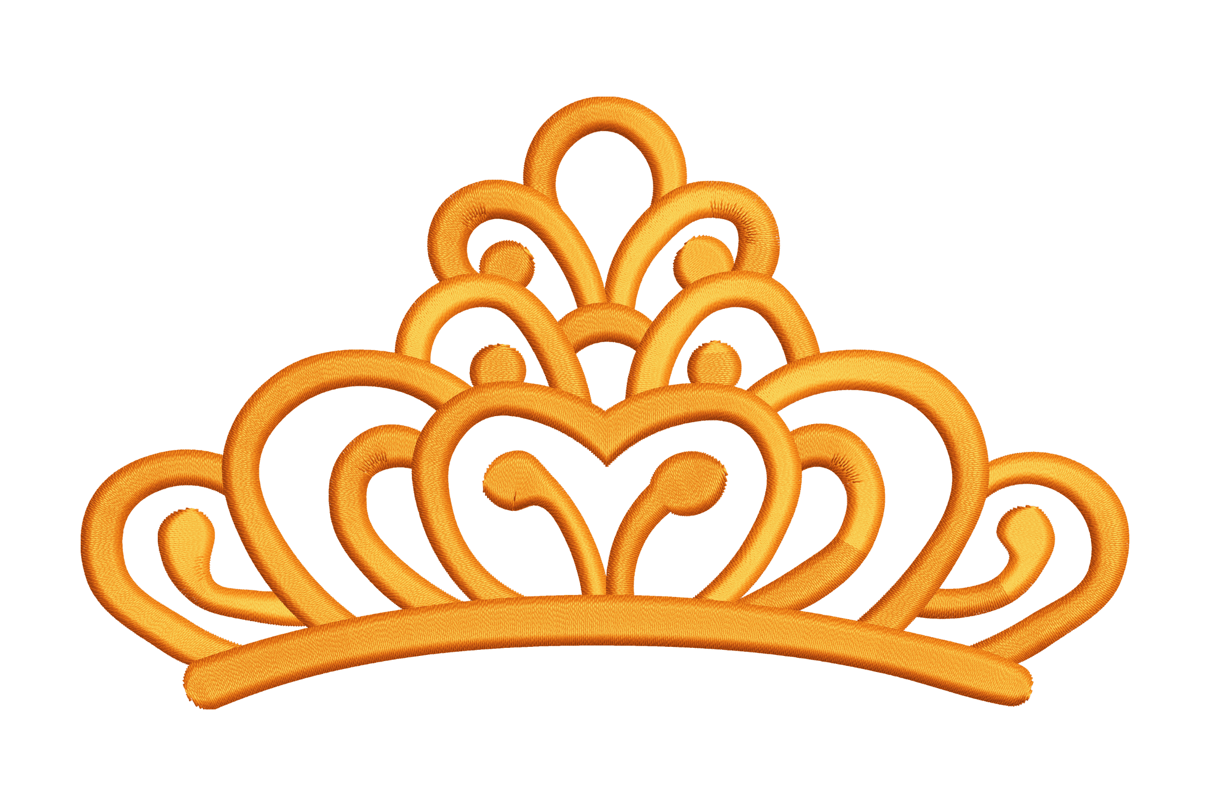 Princess Tiara – Elegant Crown Embroidery Design