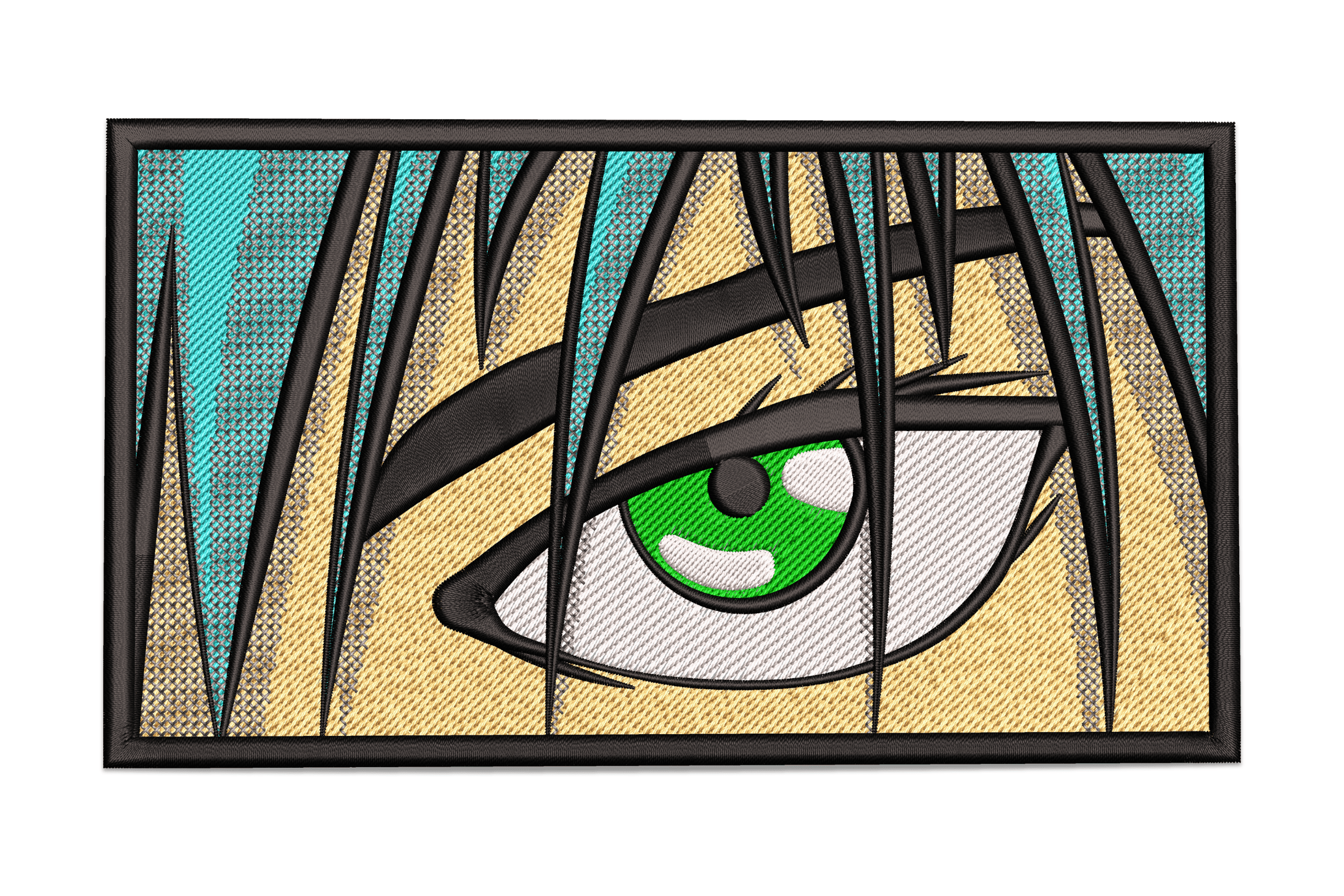 Anime Eye Pop Art – Colorful Embroidery Design