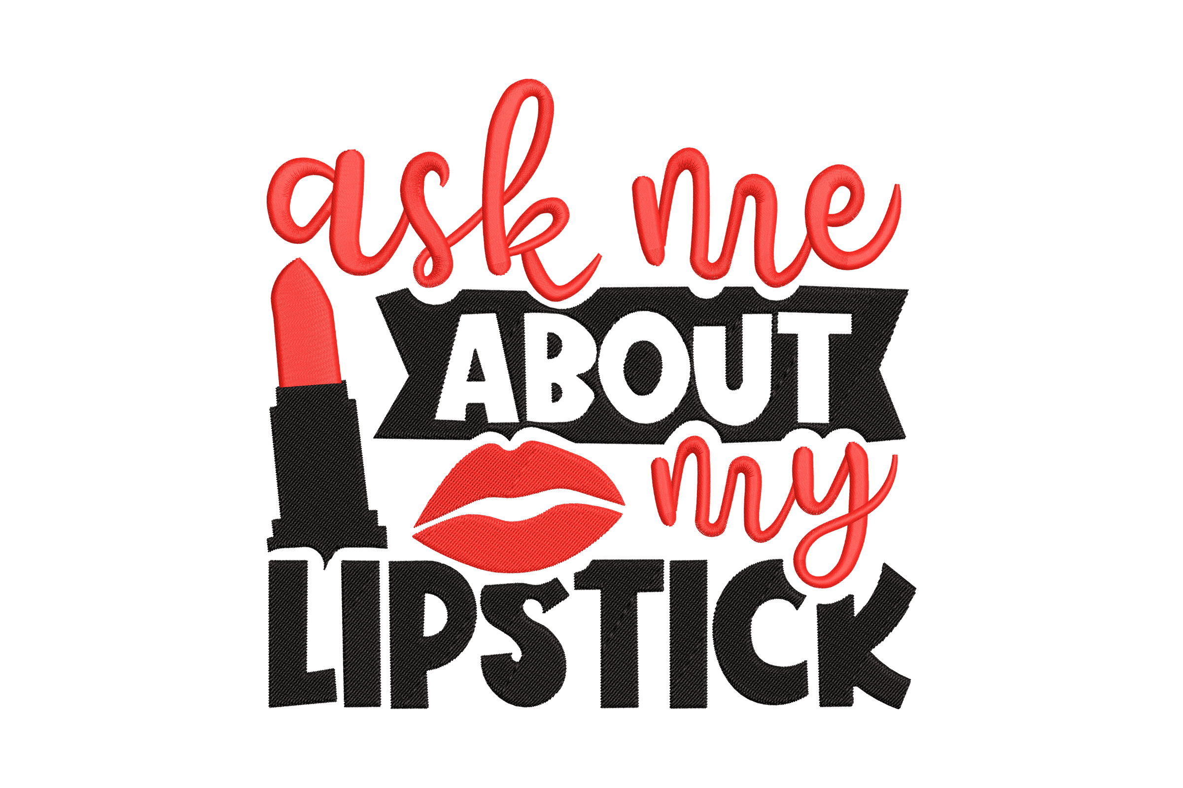 Rainbow Cat Face – Cute Modern Kids Embroidery Design