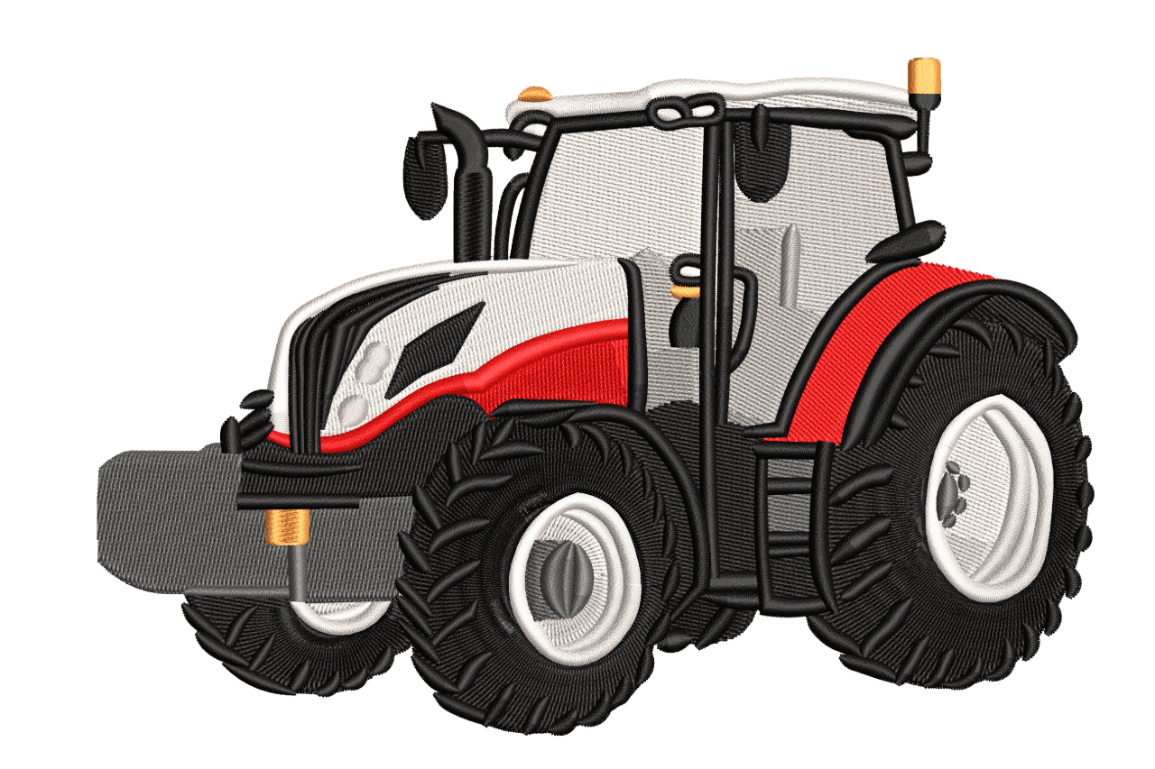 Tractor – Kids Farm Machine Embroidery Design​