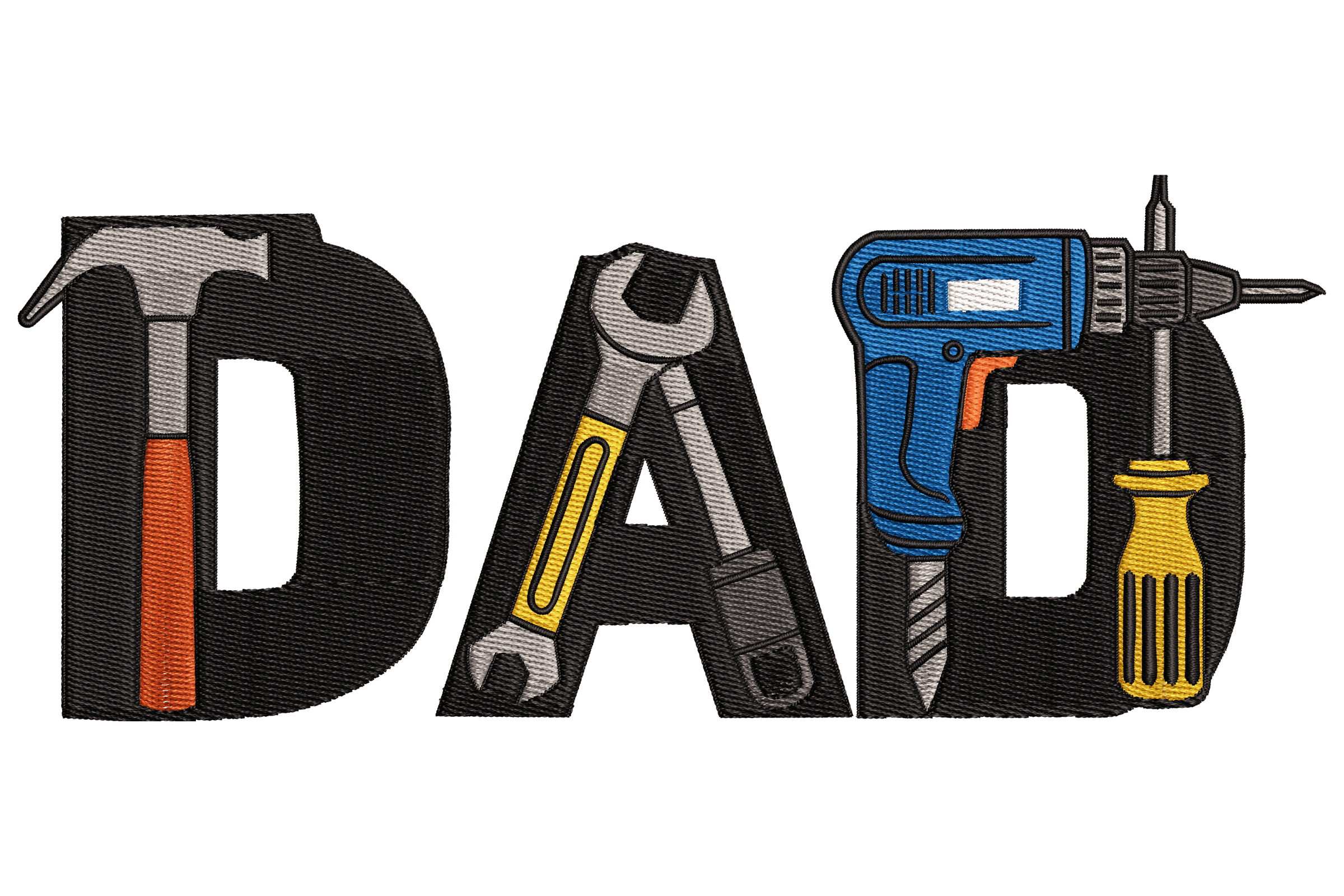 Toolbox Dad – Father’s Day Embroidery Design