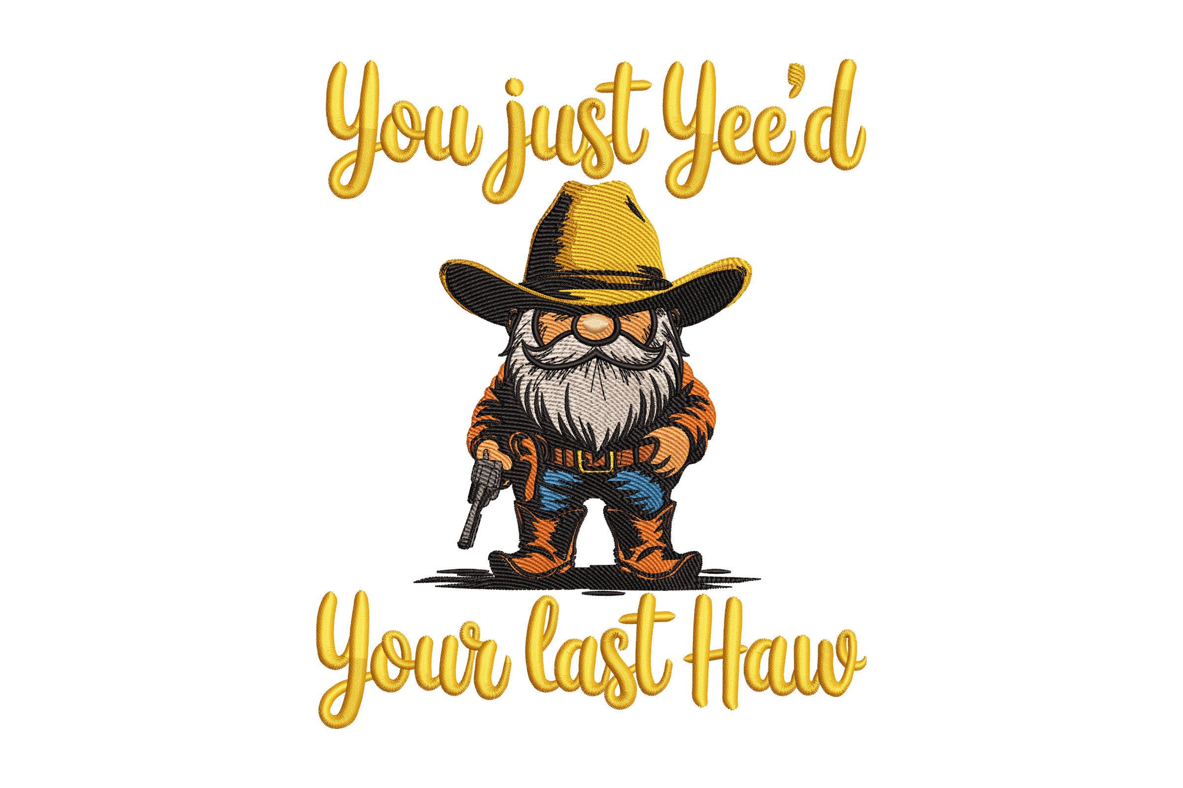 Yee'd Your Last Haw – Funny Cowboy Skeleton Design