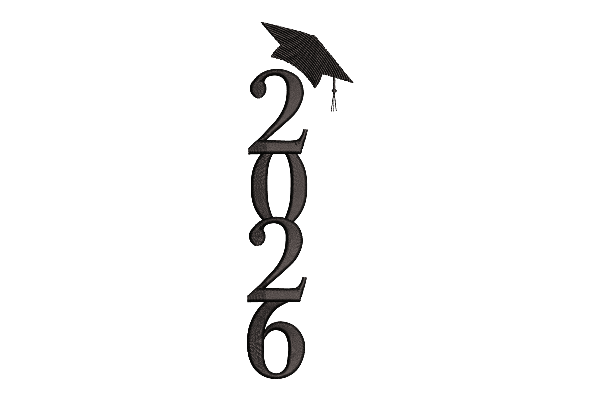 2026 Graduation Year – Cap Embroidery Design