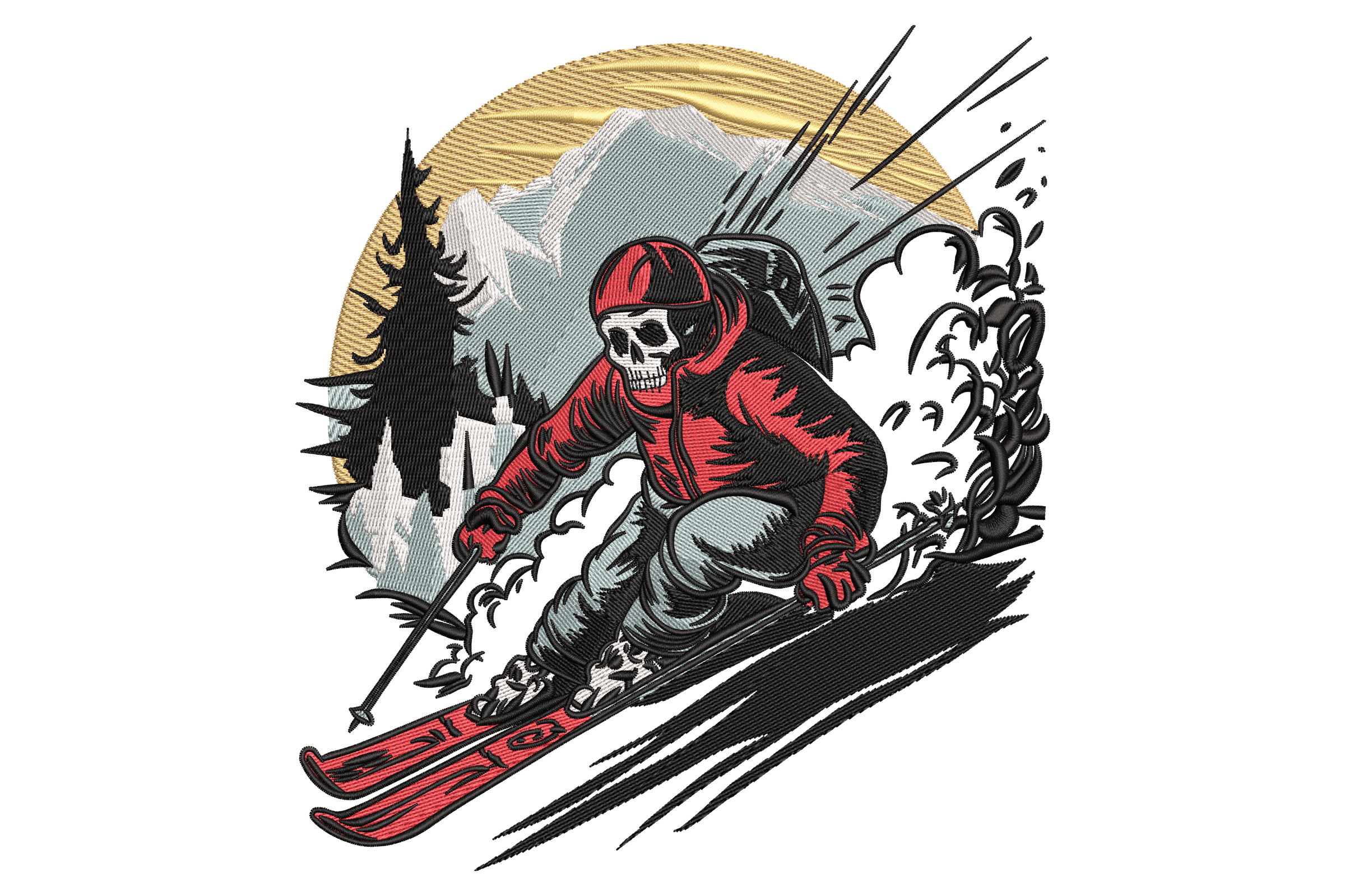 Ski Reaper – Extreme Winter Embroidery