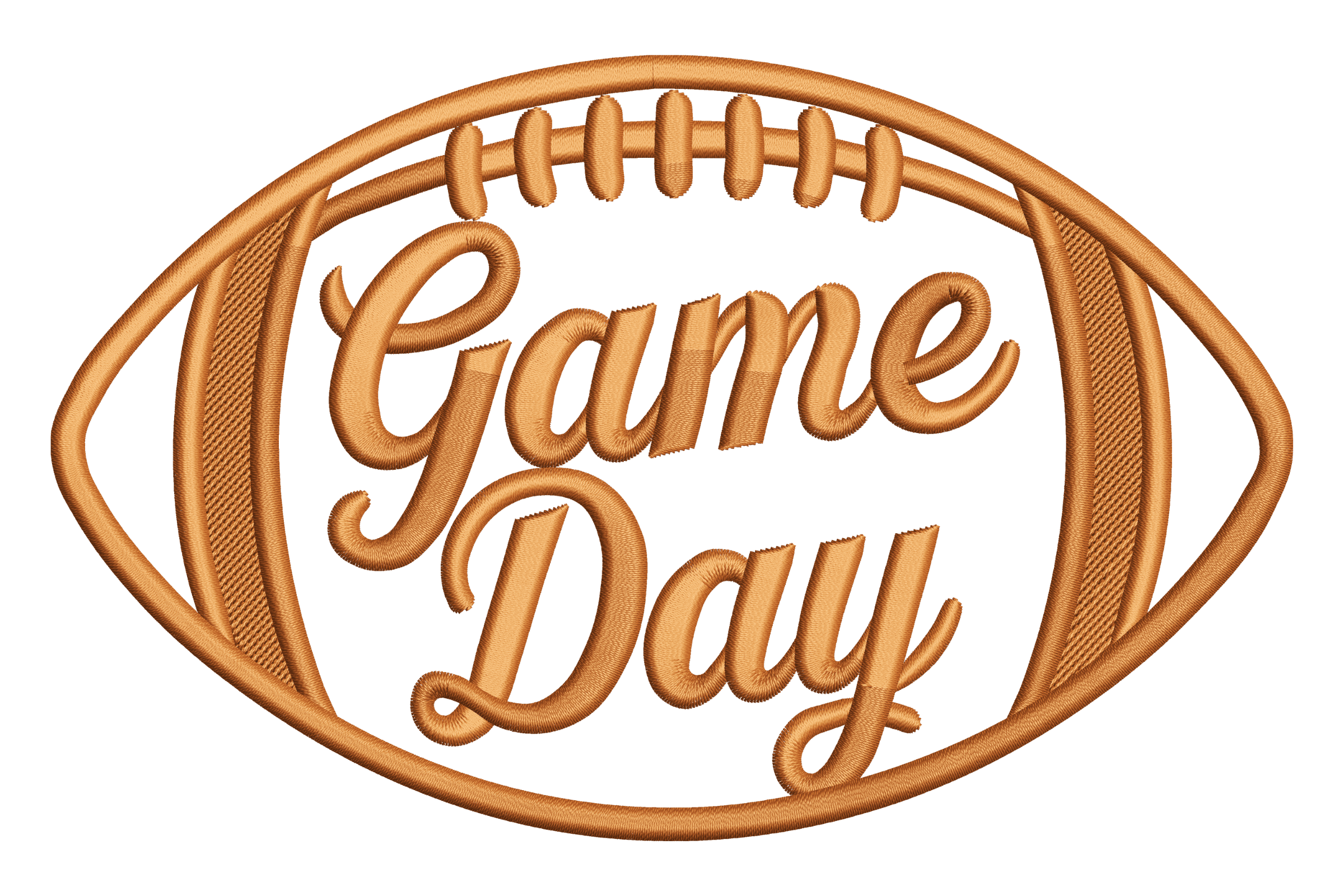 Game Day Football – Sports Embroidery Design