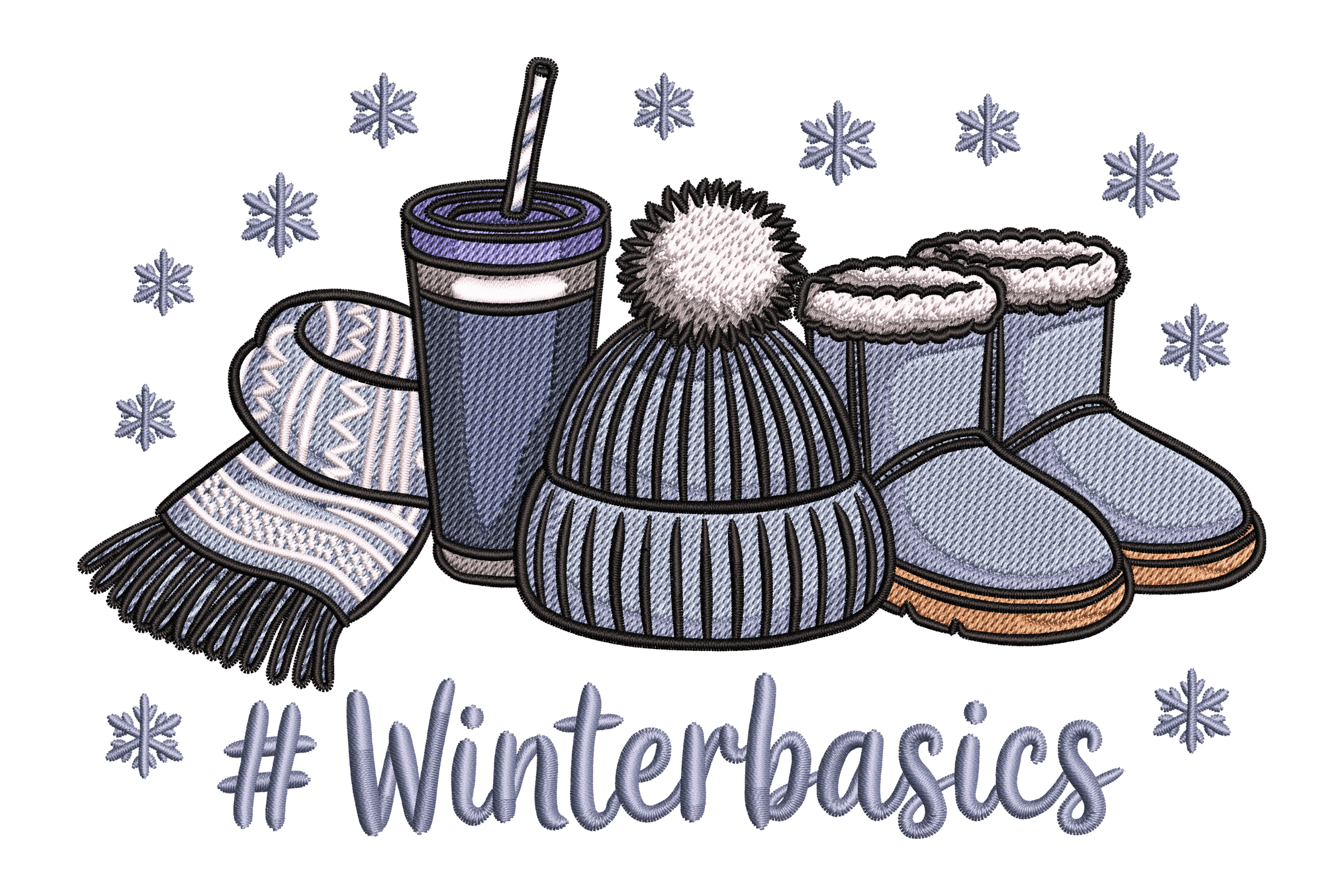 Winter Basics Outfit – Cozy Embroidery Design
