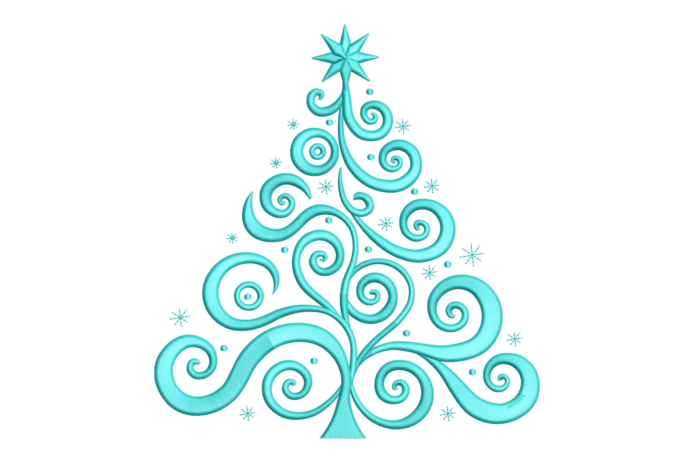 Elegant Flourished Monogram – Decorative Embroidery Design