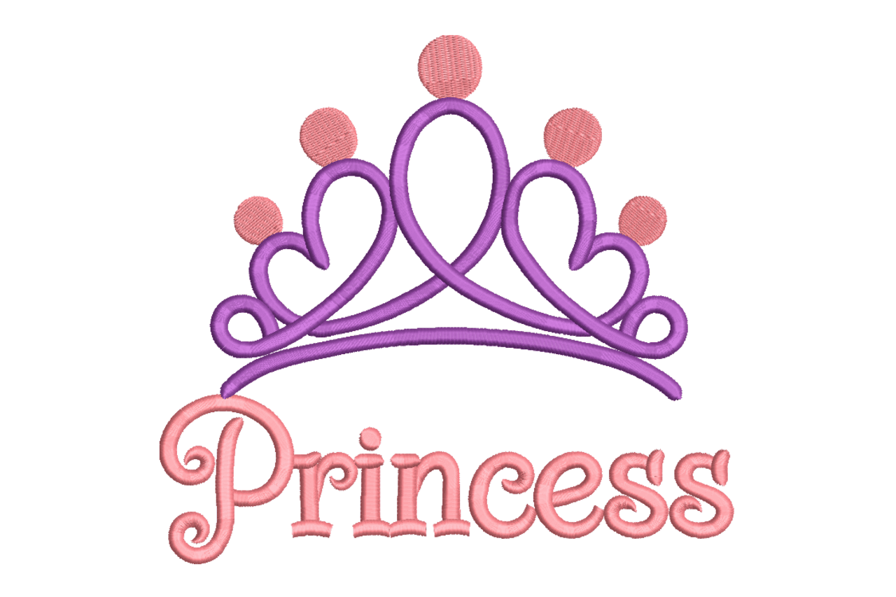 Princess Tiara – Cute Crown Embroidery Design