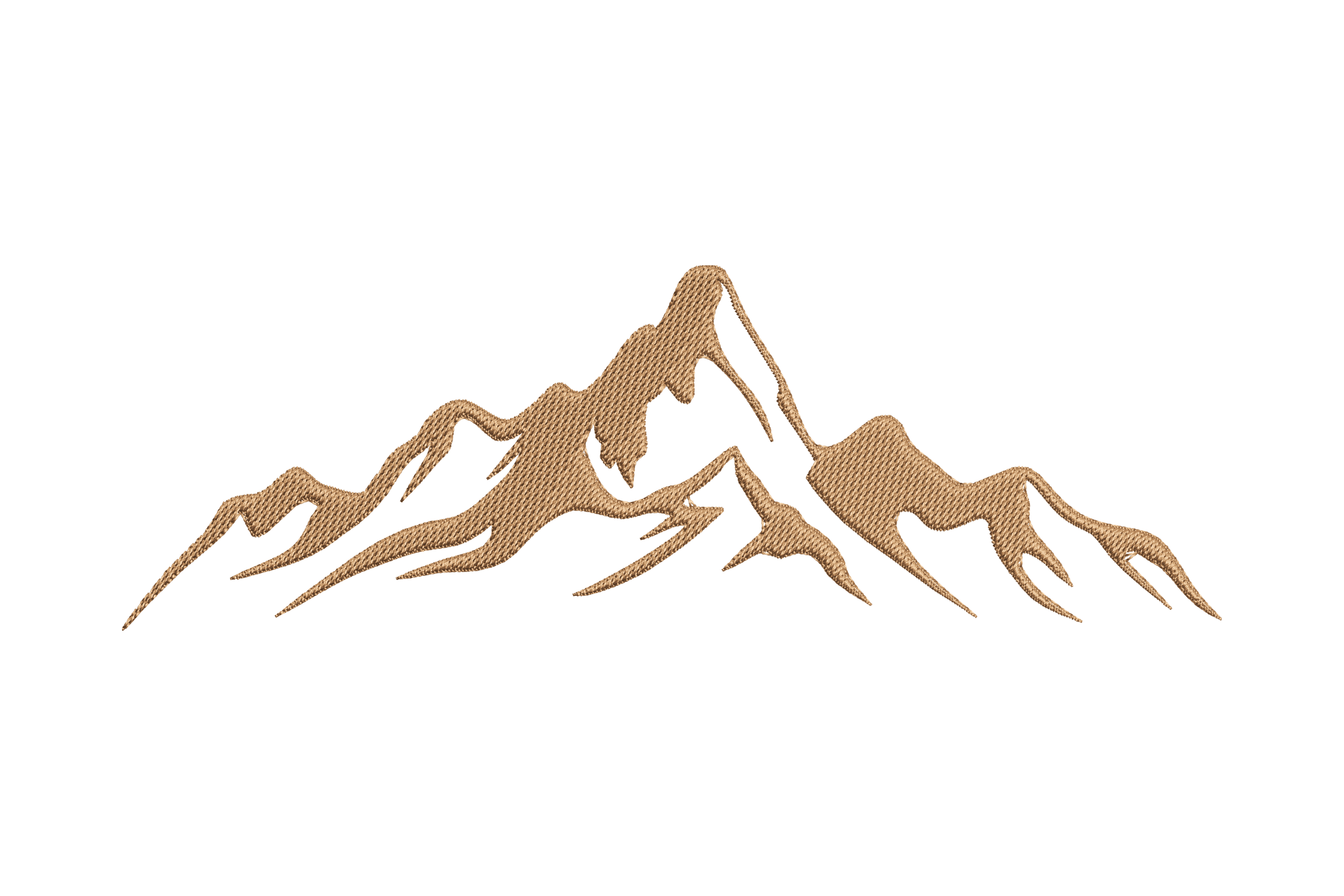 Majestic Mountain Range – Nature Embroidery Design
