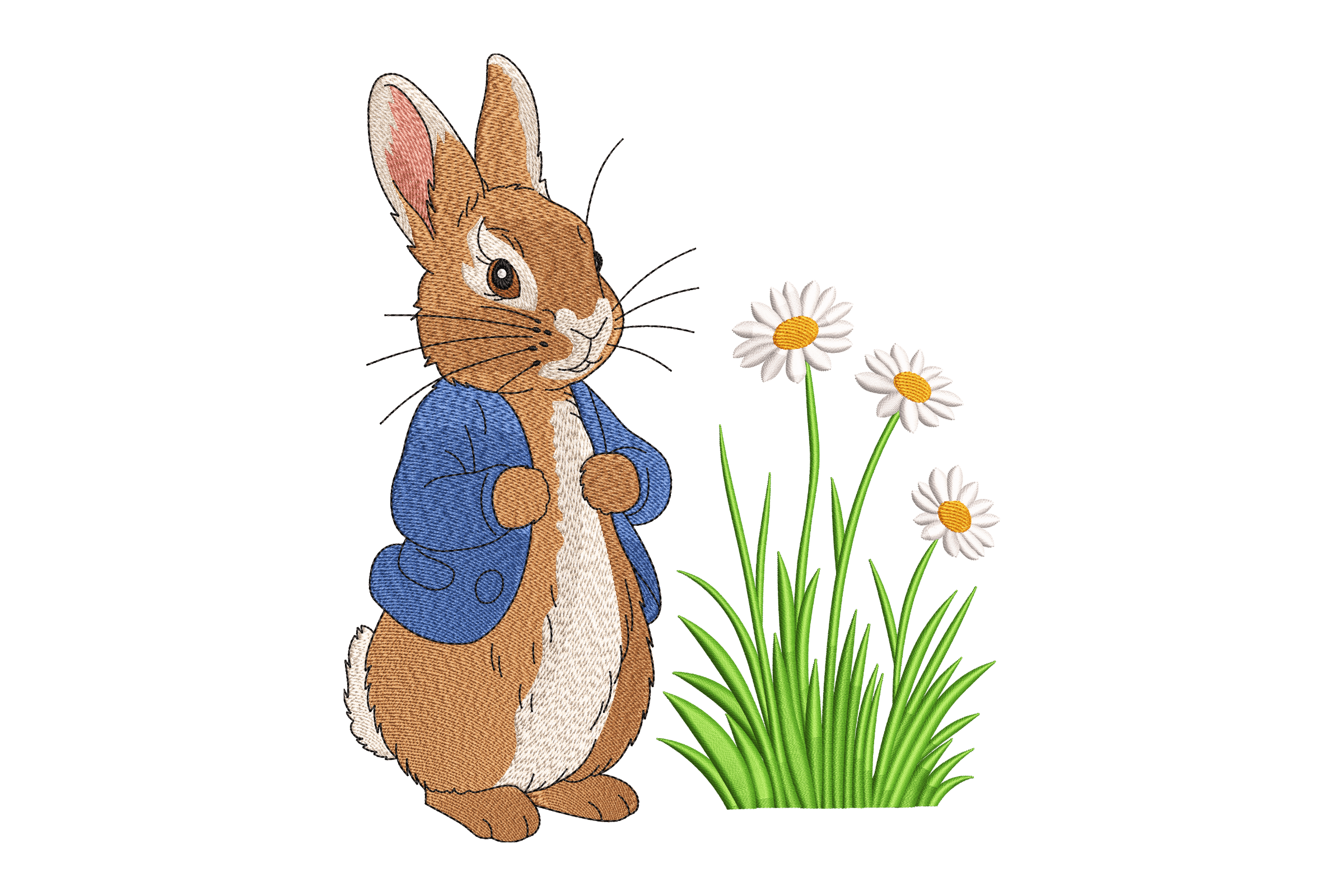 Classic Garden Bunny – Cute Rabbit Embroidery Design