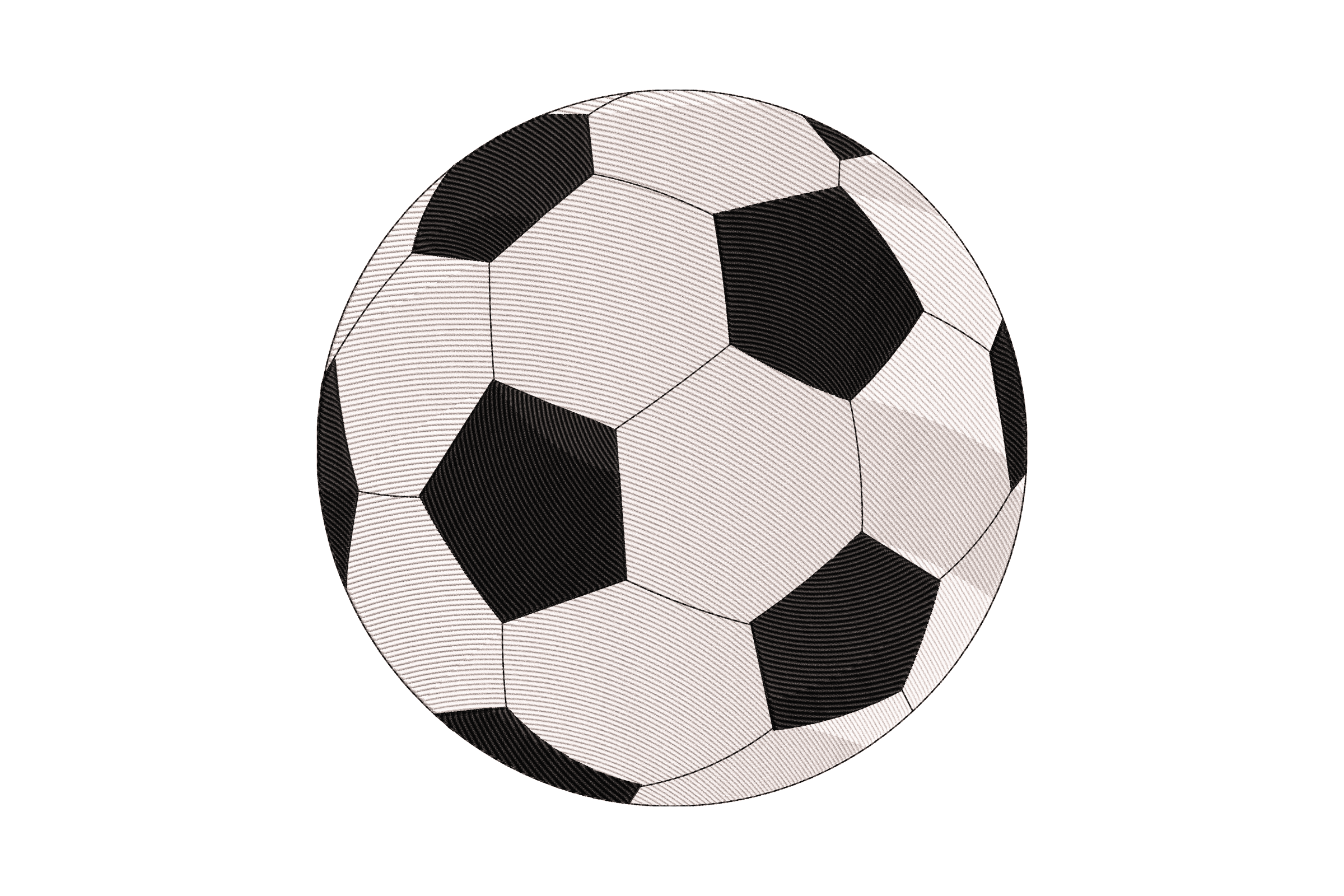 Classic Soccer Ball – Sports Machine Embroidery Design