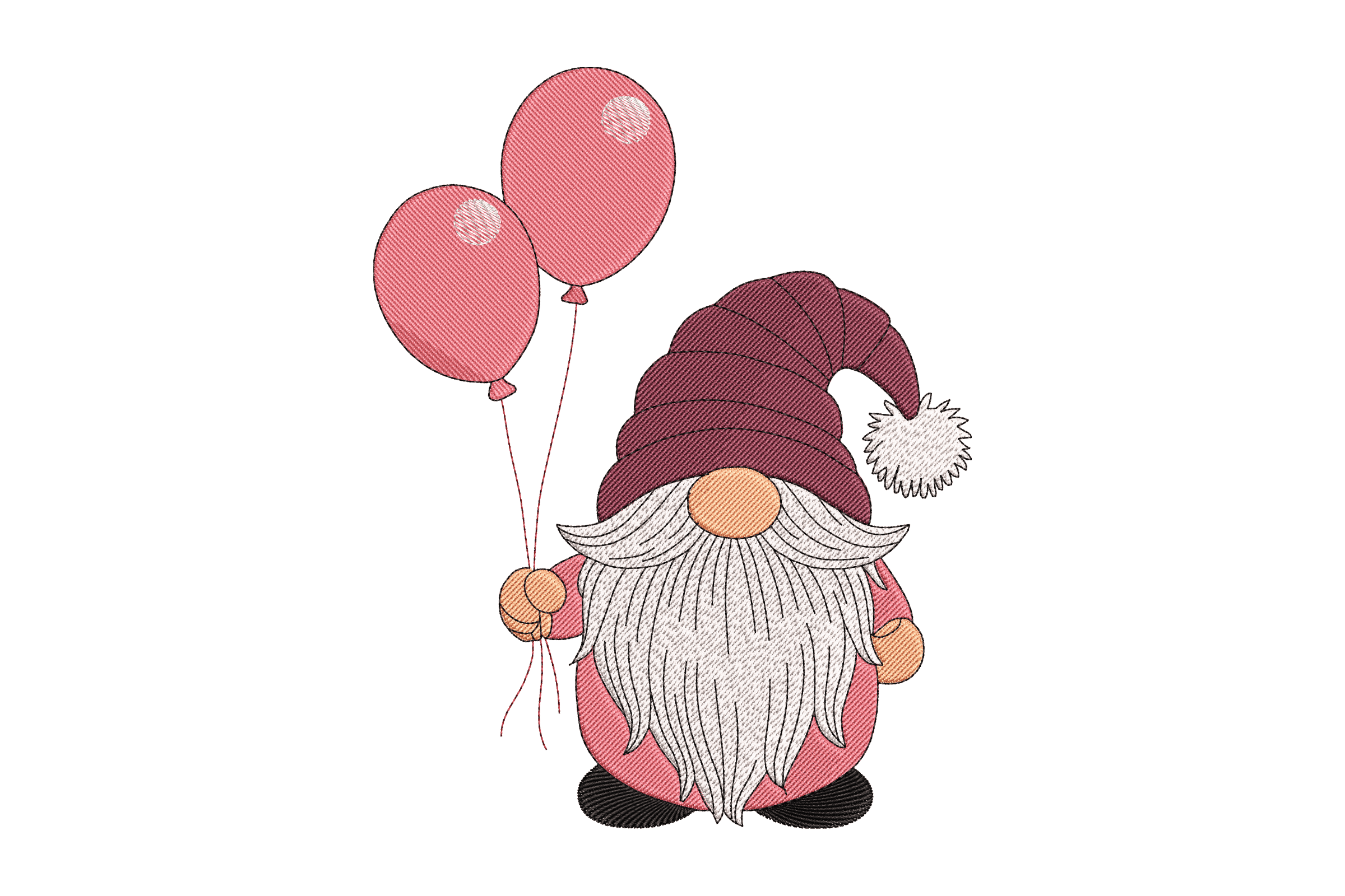 Cute Birthday Gnome – Whimsical Party Embroidery Design