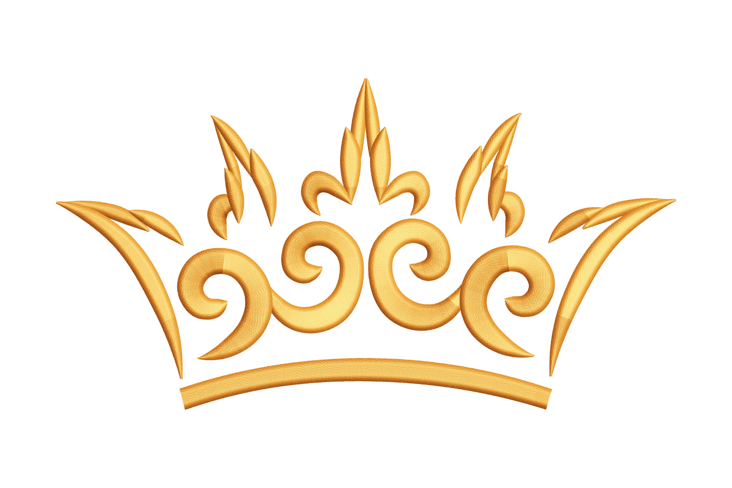 Royal Crown Elegant Decorative Machine Embroidery Design